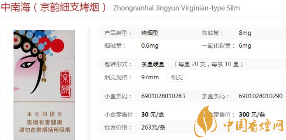 北京的代表香煙介紹 中南海系列香煙口感評(píng)測(cè)